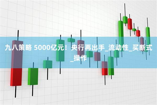 九八策略 5000亿元!央行再出手_流动性_买断式_操作