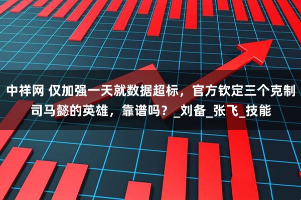 中祥网 仅加强一天就数据超标，官方钦定三个克制司马懿的英雄，靠谱吗？_刘备_张飞_技能