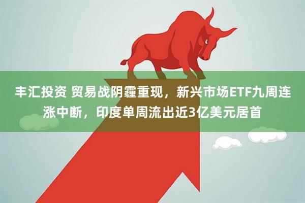 丰汇投资 贸易战阴霾重现，新兴市场ETF九周连涨中断，印度单周流出近3亿美元居首